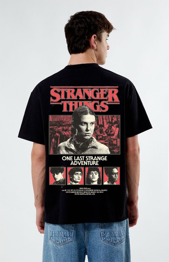 Stranger Things Viral Oversized Tshirt-(Printed)