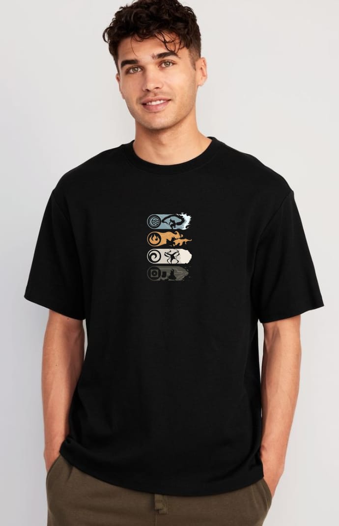 Defeat Unisex Black Oversized Tees-(Printed)